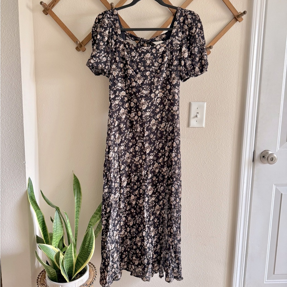 floral dress with slit | altar’d state